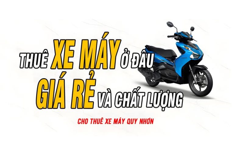 Thuê xe máy ở Quy Nhơn