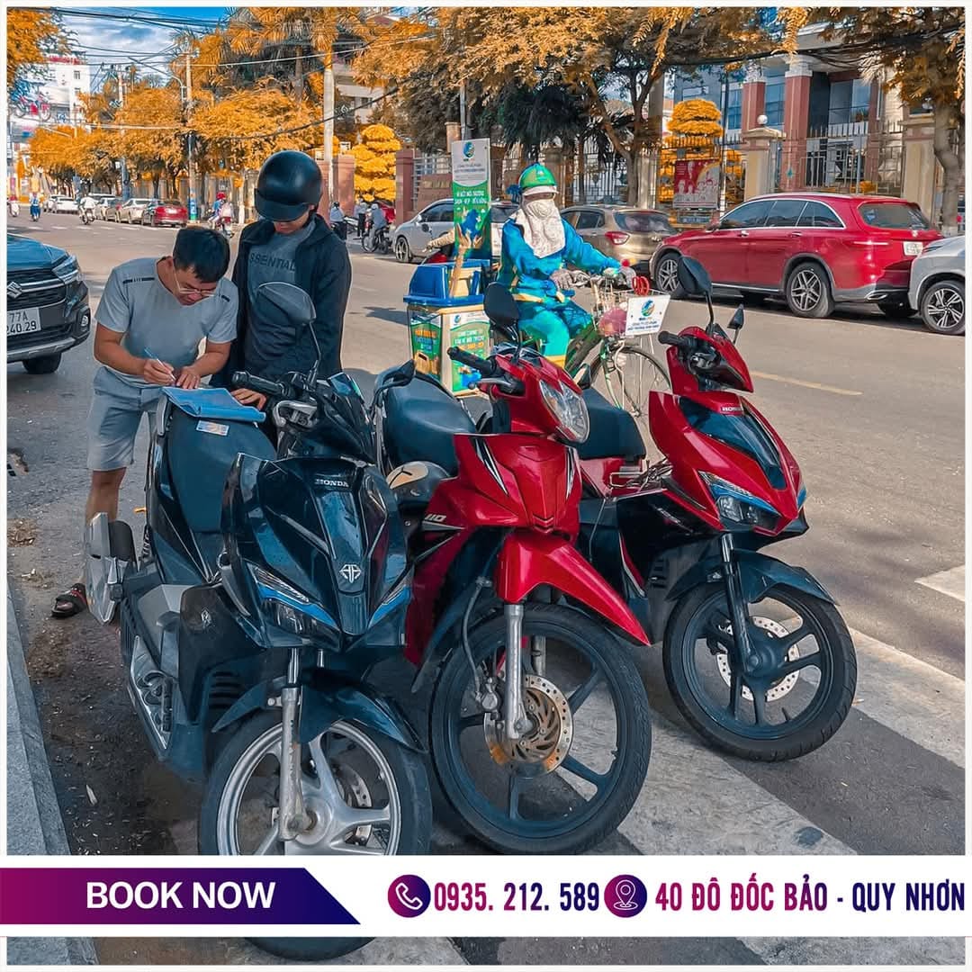 Thuê xe máy ở Quy Nhơn